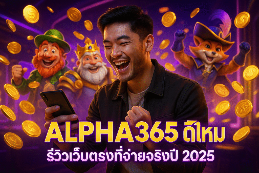 ALPHA365 ดีไหม รีวิวเว็บตรงที่จ่ายจริงปี 2025
